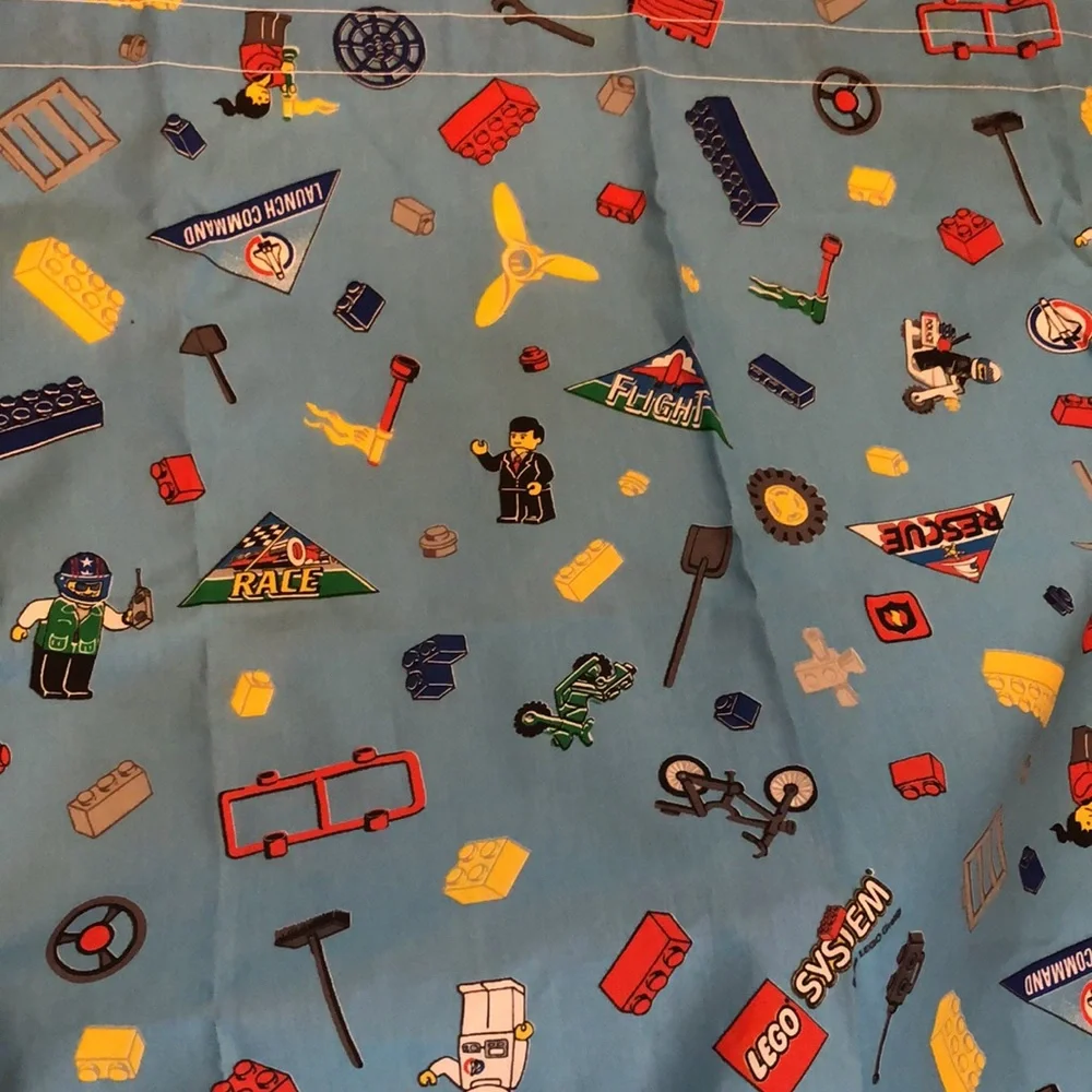 LEGO Curtains Vintage 90s LEGO System Curtain Panel Set Rare New Lego Curtains